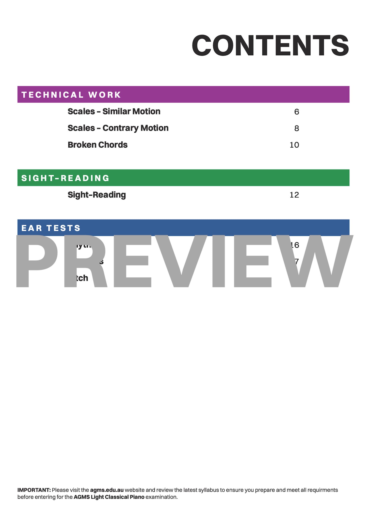 Light Classical Piano Mastery Series 1 – Second Grade: Technical, Ear & Sight-Reading Workbook