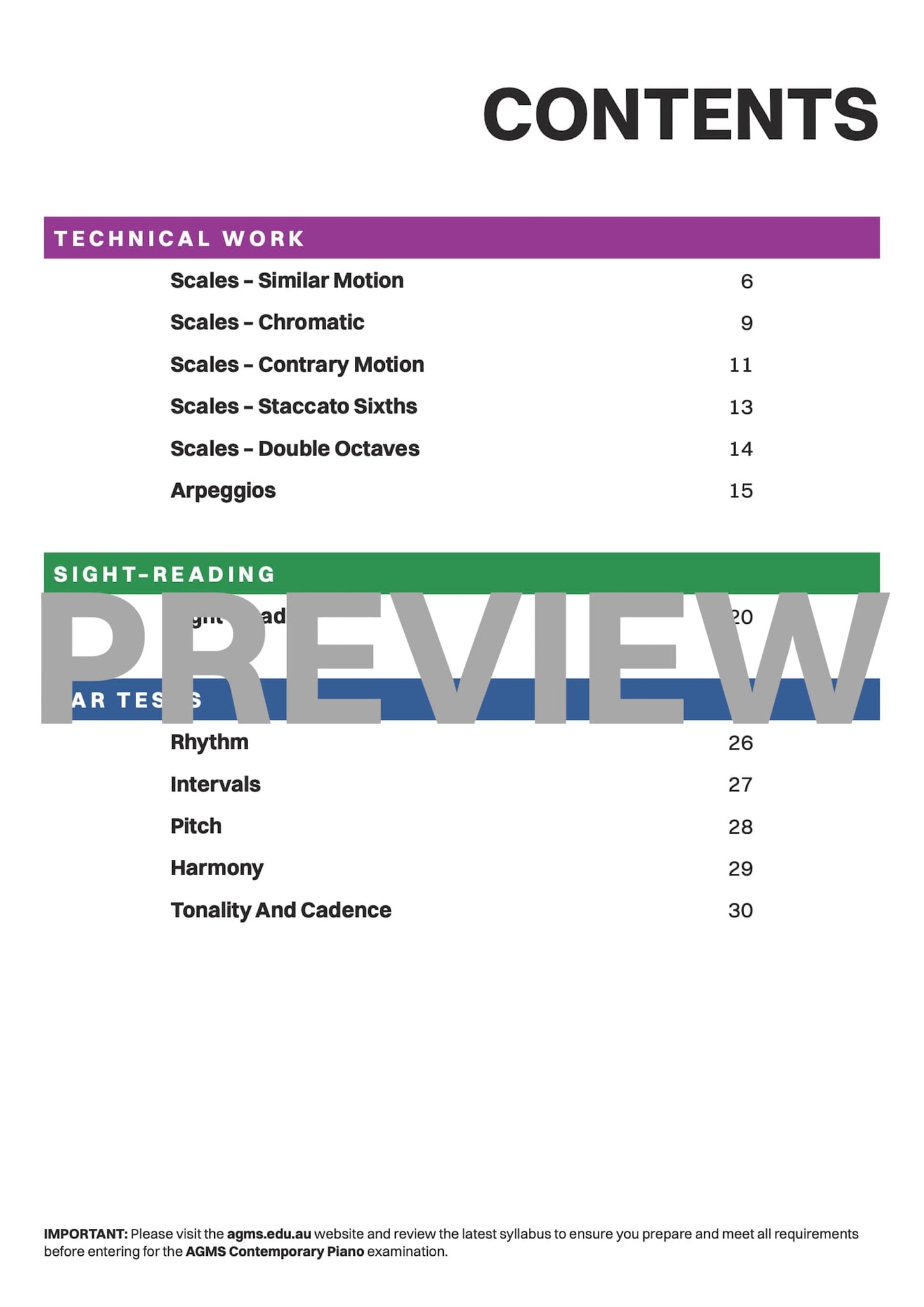 Light Classical Piano Mastery Series 1 – Sixth Grade: Technical, Ear & Sight-Reading Workbook