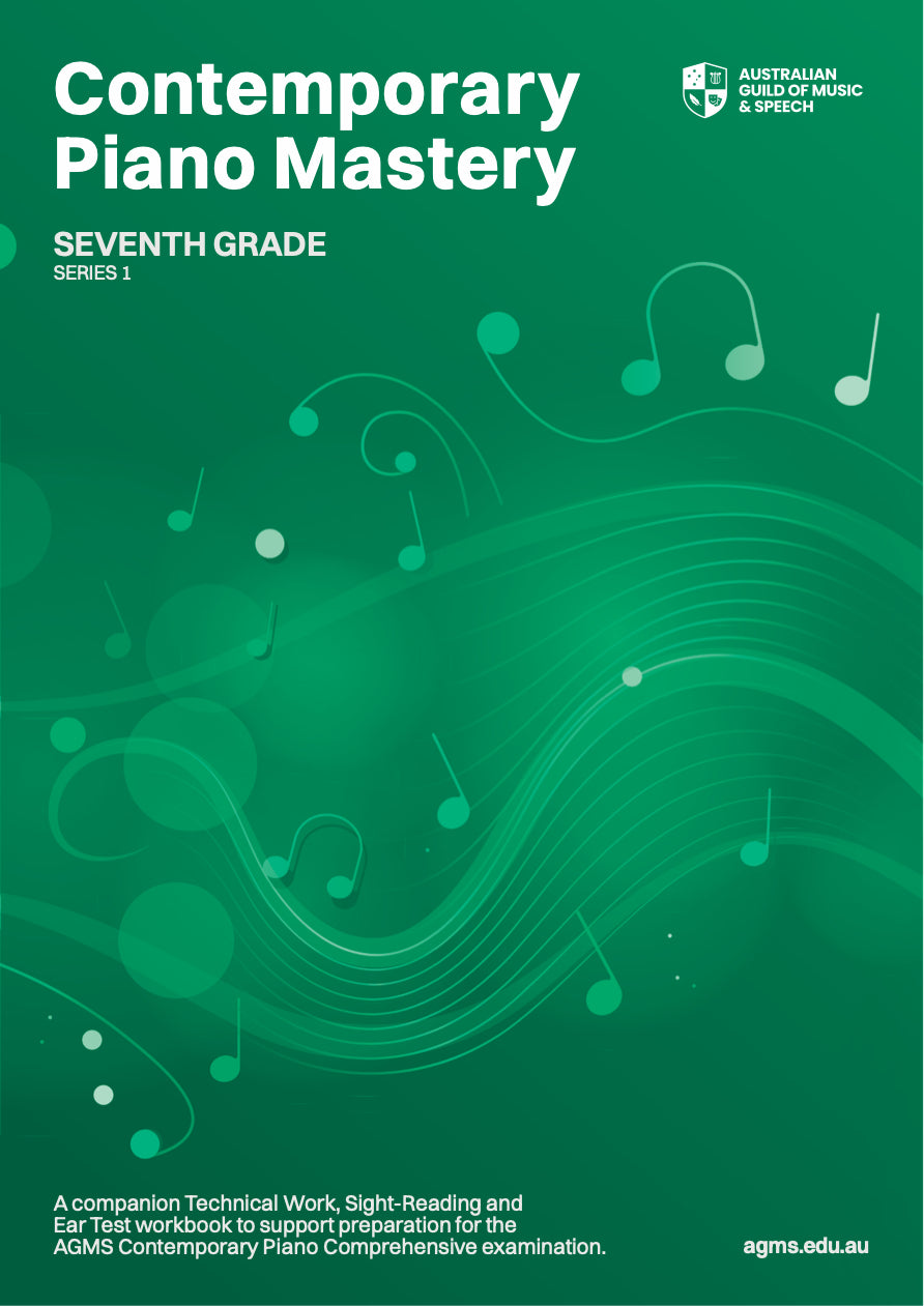 Contemporary Piano Mastery Series 1 – Seventh Grade: Technical, Sight-Reading & Ear Test Workbook