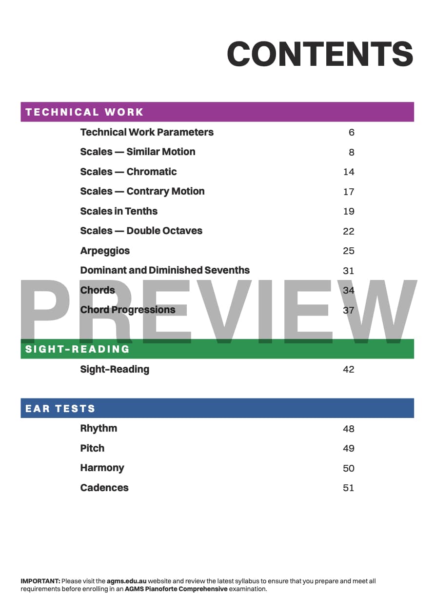 Pianoforte Mastery Series 1 – Eighth Grade: Technical, Ear & Sight-Reading Workbook