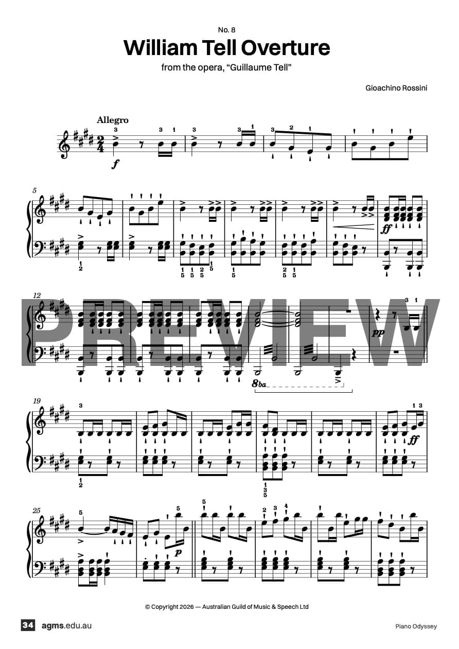 Piano Odyssey Series 1: Seventh Grade